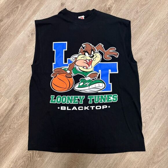 Warner Bros. Other - Vintage Looney Tunes Taz Blacktop Basketball Tank G2
